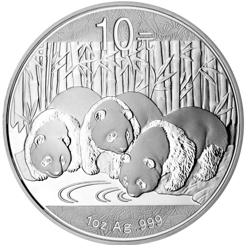 PANDA 2013 - 1 Oz Plata