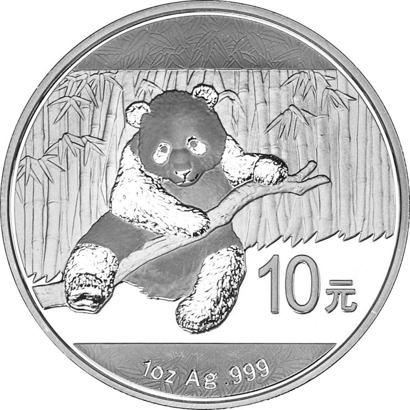 PANDA 2014 - 1 Oz Plata